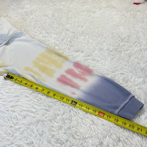 Ocean Drive RON JON White and Blue Tie-Dye Hoodie WOMENS SIZE L - Picture 5 of 8